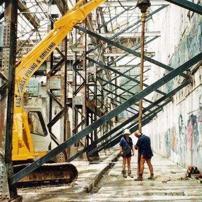 Screw Piling the Power House Redevelopment — Southeast QLD — East Coast Group of Companies