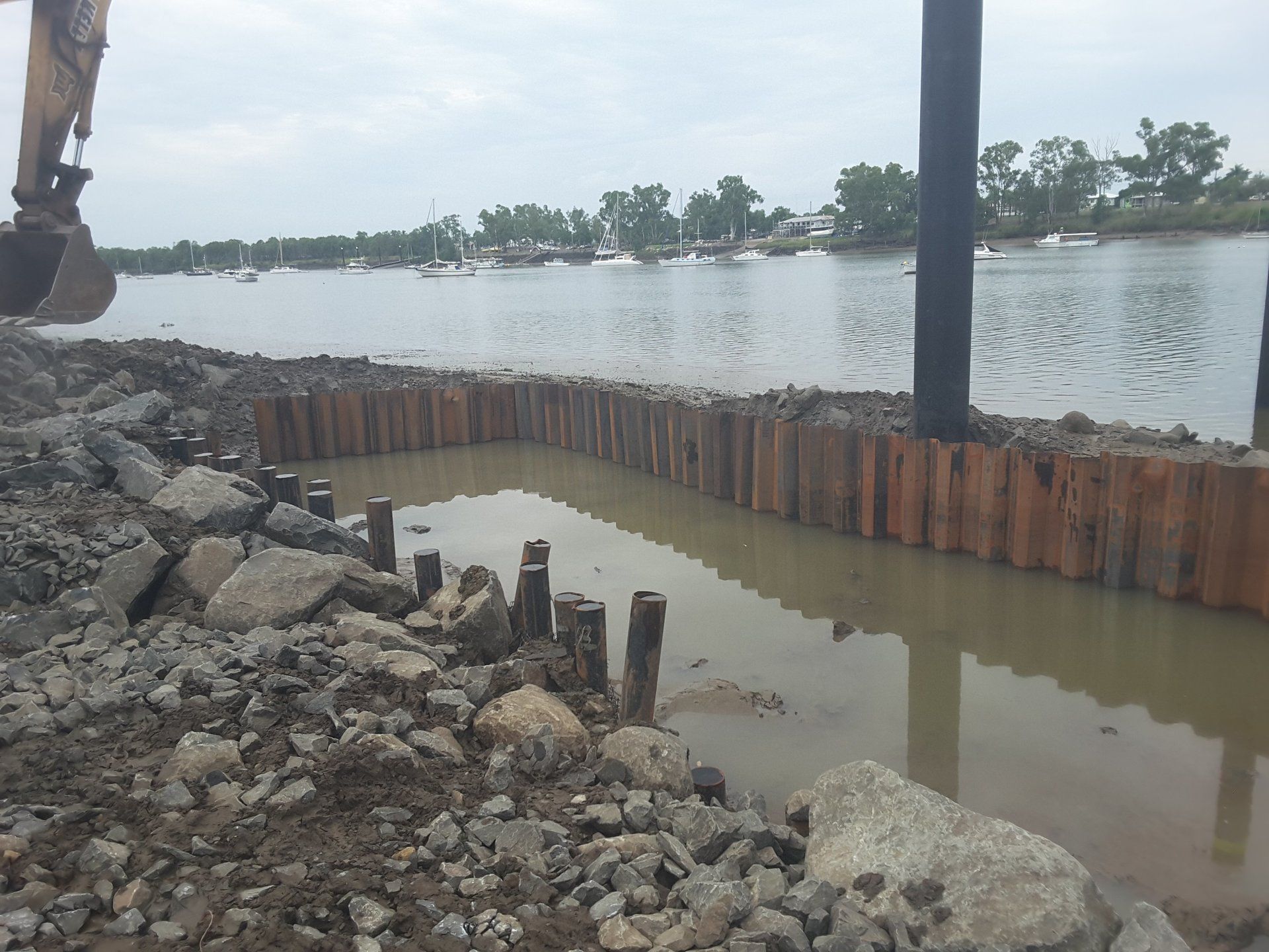 Installation of Boat Ramp — Southeast QLD — East Coast Group of Companies
