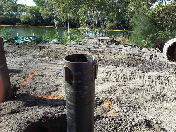 Close-Up on a Pile — Southeast QLD — East Coast Group of Companies