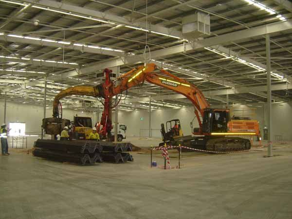 Steel Plates on Warehouse — Southeast QLD — East Coast Group of Companies