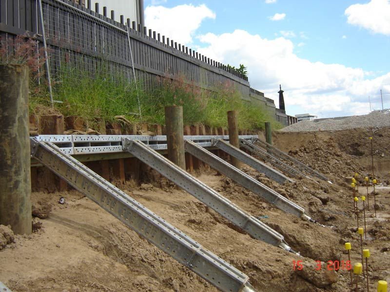 Steel Piles Acts as Support — Southeast QLD — East Coast Group of Companies
