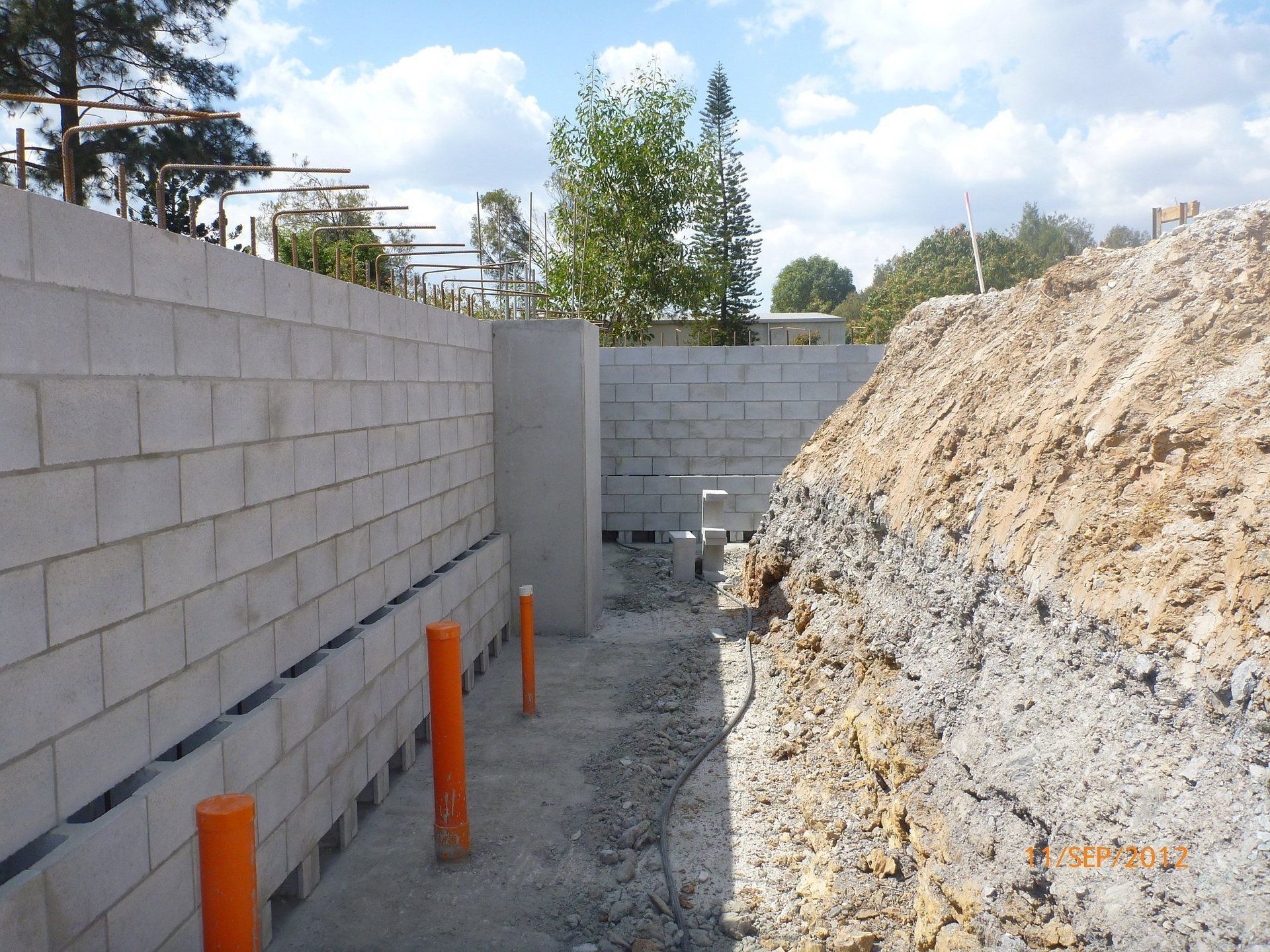 Masonry Retaining Wall — Southeast QLD — East Coast Group of Companies