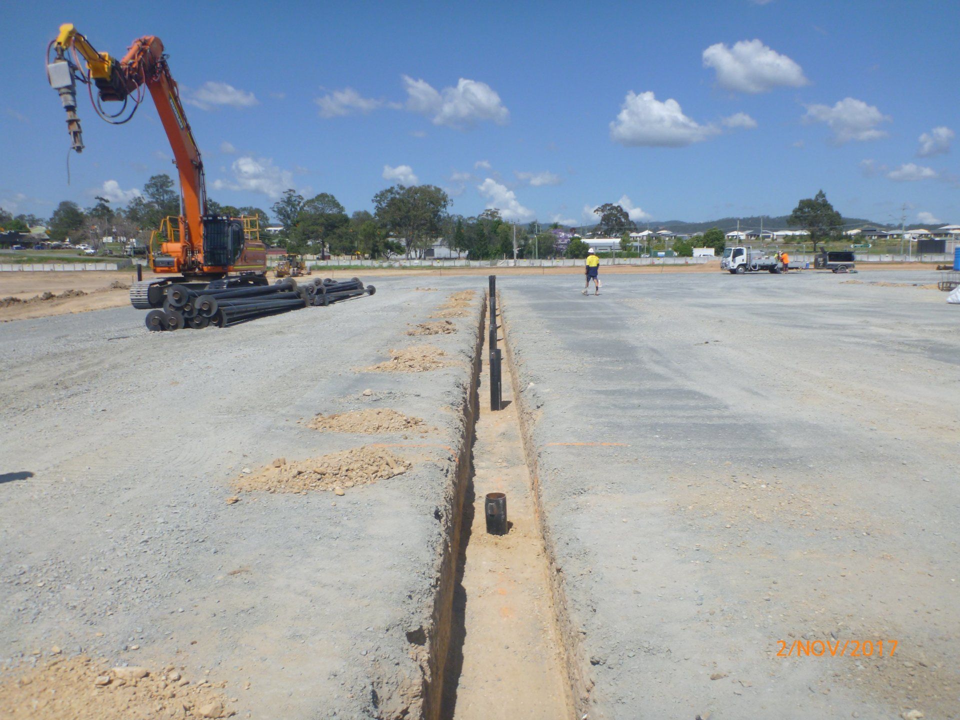 Several Screw Piles  — Southeast QLD — East Coast Group of Companies