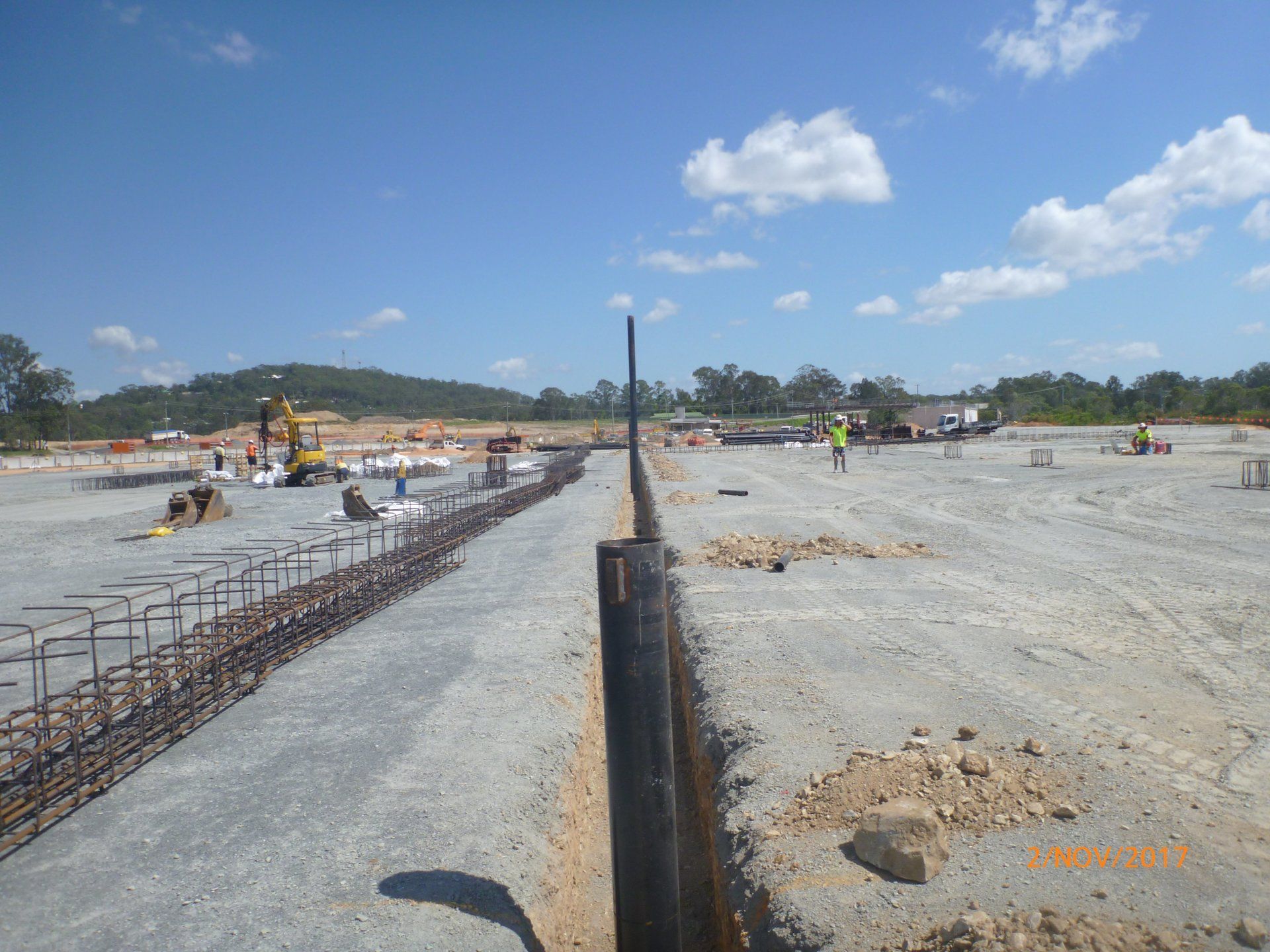 Screw Piles Close-Up — Southeast QLD — East Coast Group of Companies