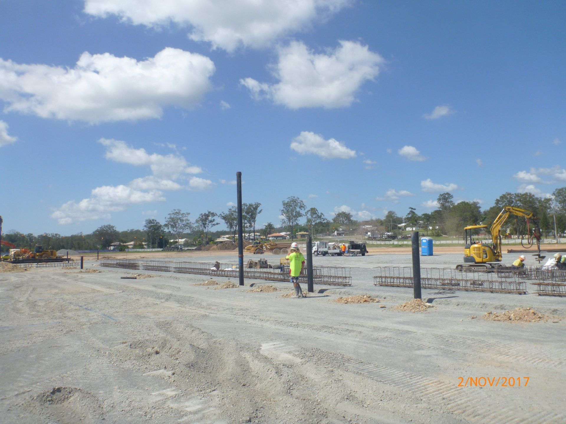 Placing Screw Piles Apart — Southeast QLD — East Coast Group of Companies