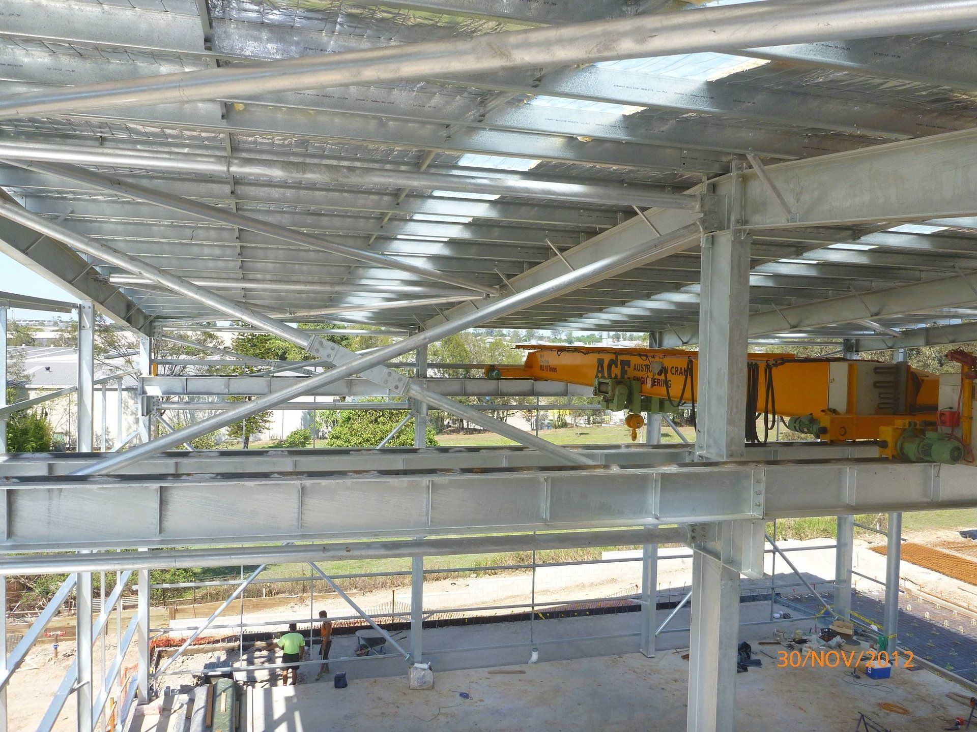 Portal Shed with Overhead Crane — Southeast QLD — East Coast Group of Companies