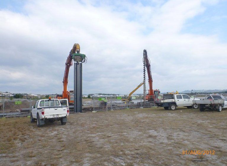Open Field Sheet Piles — Southeast QLD — East Coast Group of Companies
