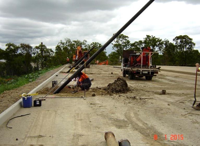 East Coast Group of Companies contractor working on a field in Southeast QLD.