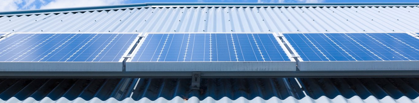 Clean Solar Panels on Tin Roof in Joondalup