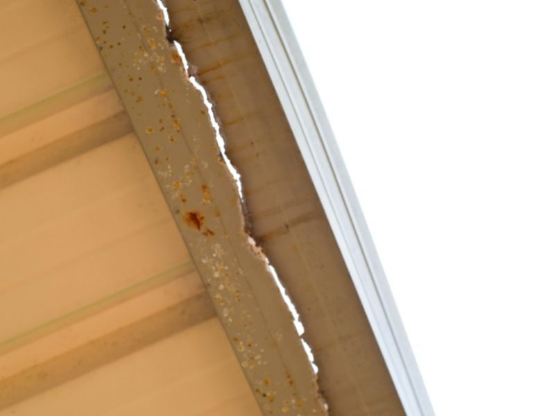 Rusted Gutters from not corrosion