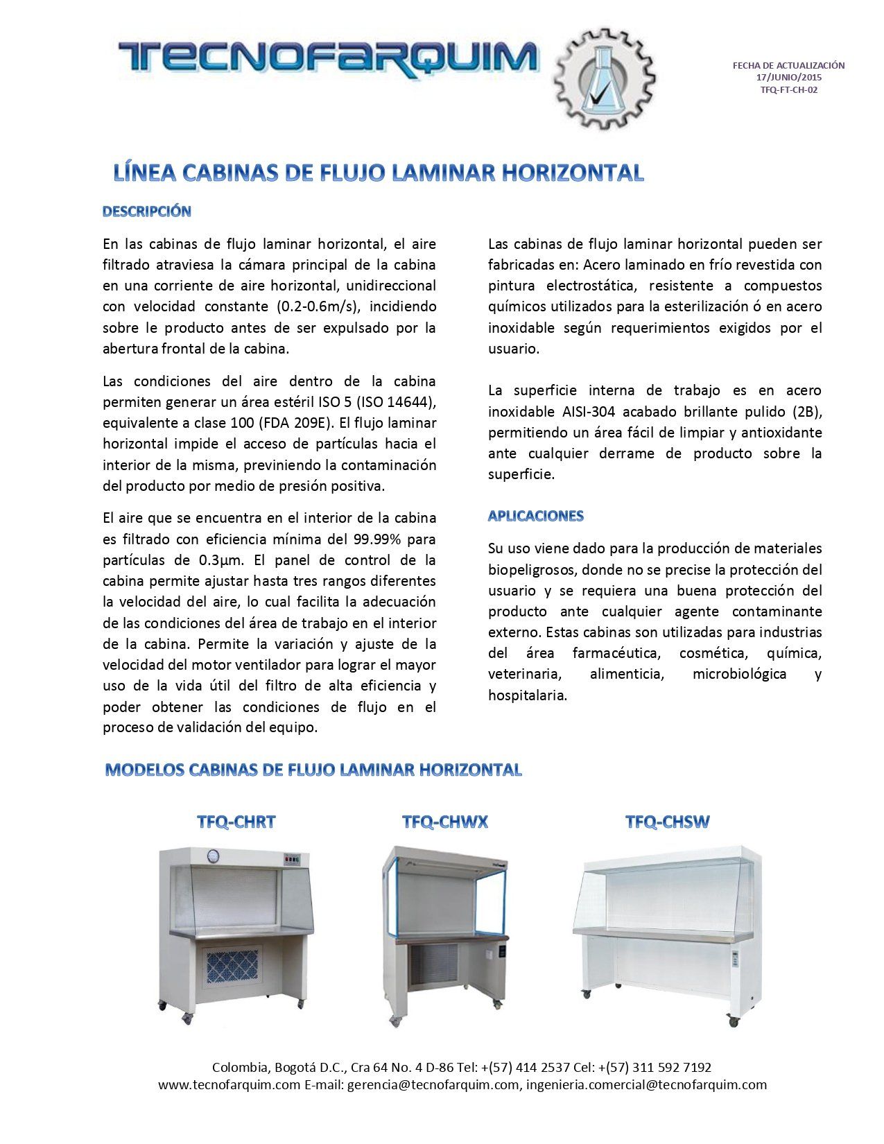 Cabinas de Flujo Laminar