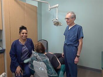 Man and Woman in Dentist — Dental in New Haven, MI