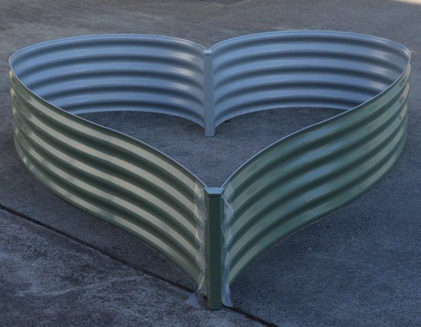 Steel Corrugated Flower Bed Tomerong NSW