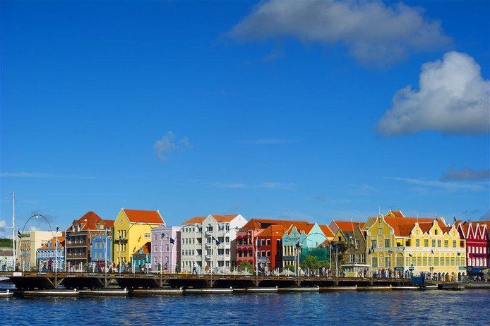 Willemstad gekleurde huizen