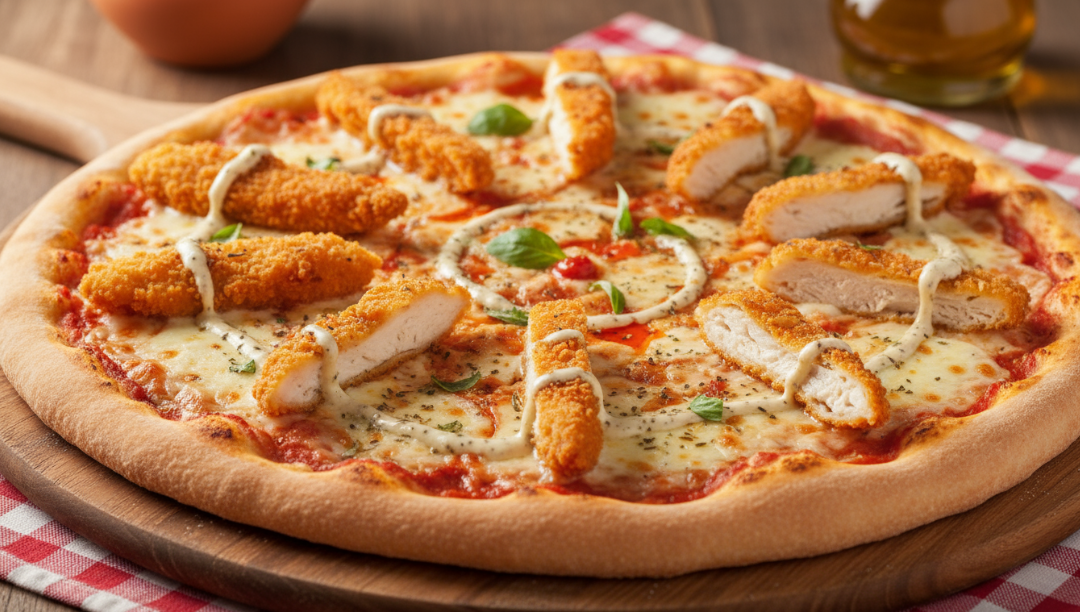 pizza tenders extra crunchy piments doux 