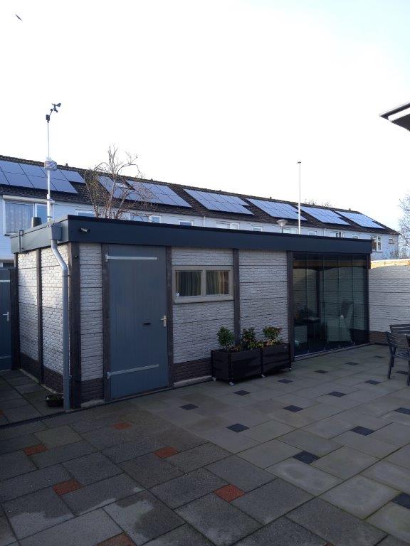 Berging met serre in Waardenburg