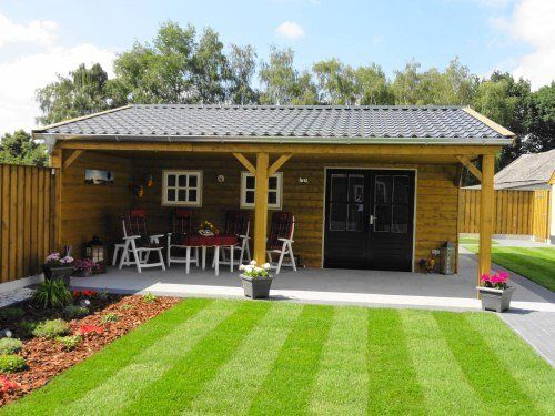 metalen formeel Aanvrager Tuinhuis met veranda | A&B Betonbouw | Vraag een offerte aan