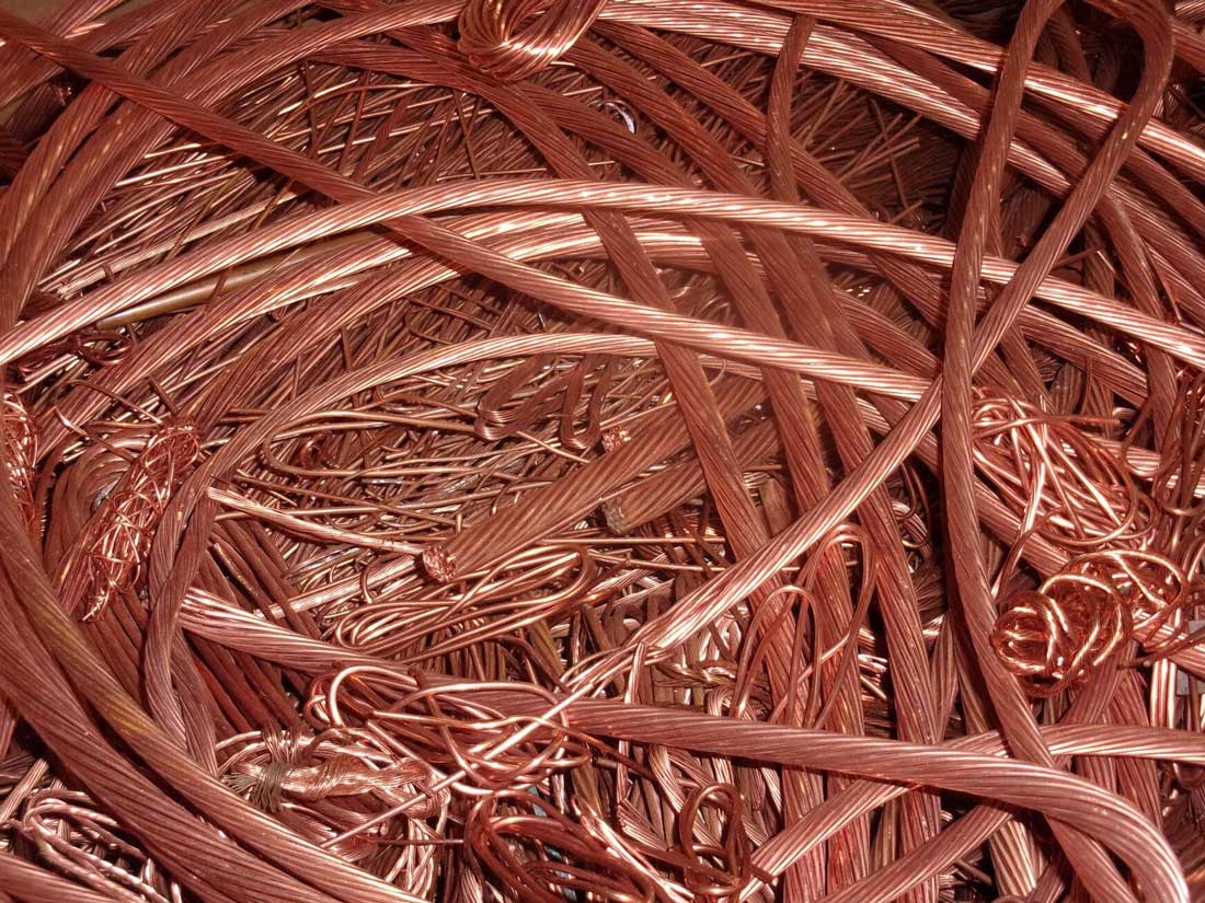 Copper Cable Recycled — Norfolk, VA — Gutterman Iron & Metal Corp.