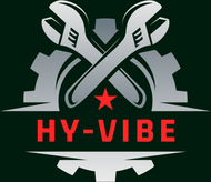 Logo with crossed wrenches, gear, red star, and 