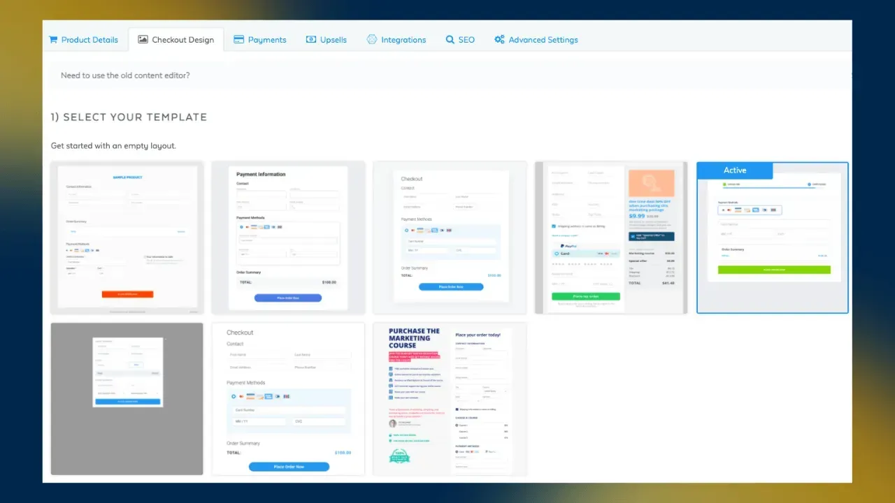 Setting up your multi step checkout on samcart