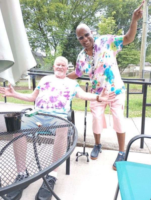 Transportation - Grandfather and His Grand Kid Taking a Picture in Richmond, VA