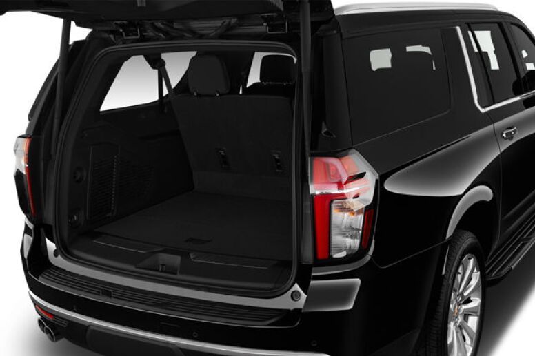 GMC Suburban full size SUV rear cargo/luggage zone