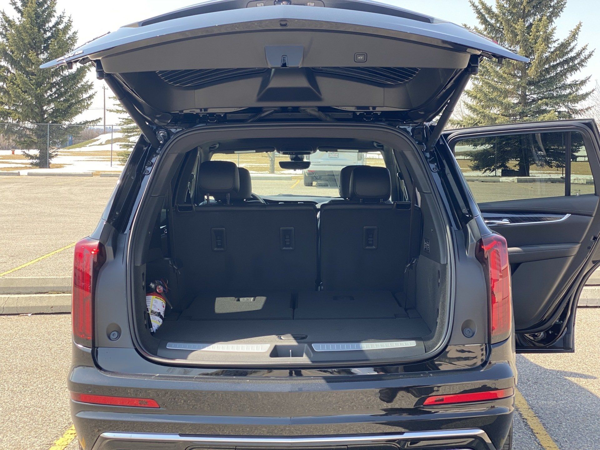 Cadillac XT6 rear luggage zone