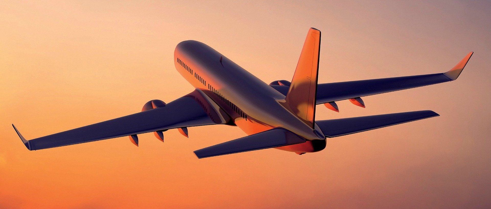 airplane taking off from airport
