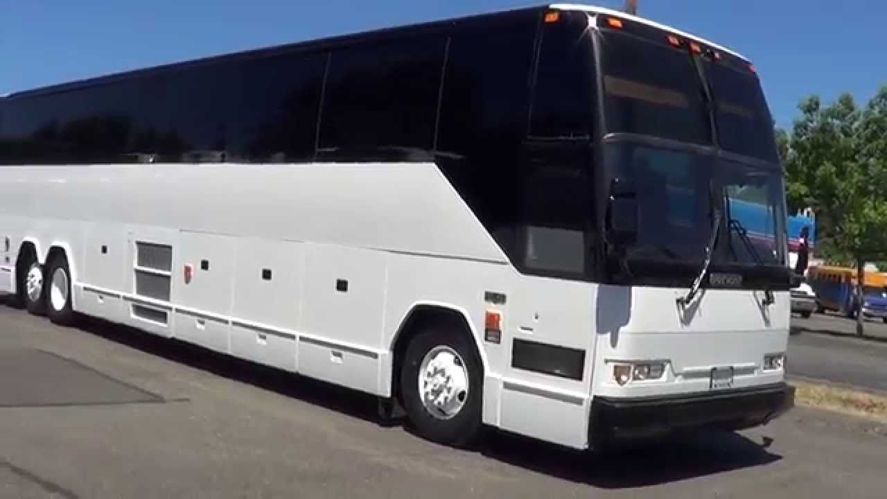 Limo To Go 55 passenger coach bus exterior view