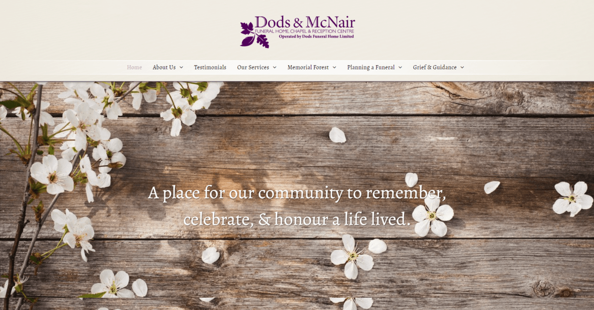 Dods & McNair Funeral Home, Chapel, & Reception Centre