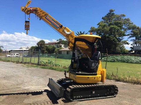 Yellow Crane — Crane Hire  in Carrington, NSW