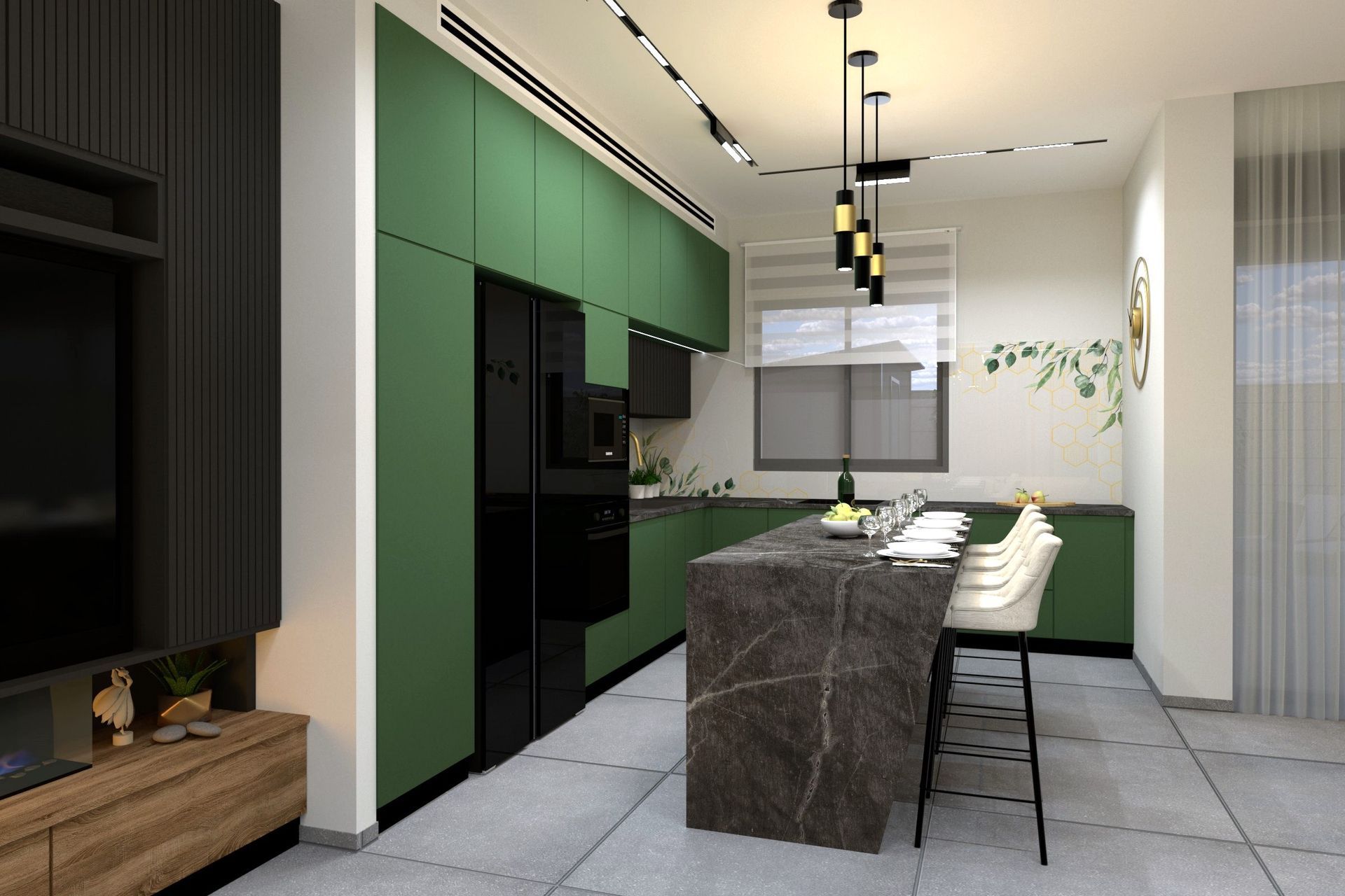 עיצוב פנים מעצבת פנים עיצוב קוטג' עיצוב מטבח עיצוב בסגנון מודרני עיצוב פנים בגני אביב מאשה מנוחין מעצבת פנים במודיעין