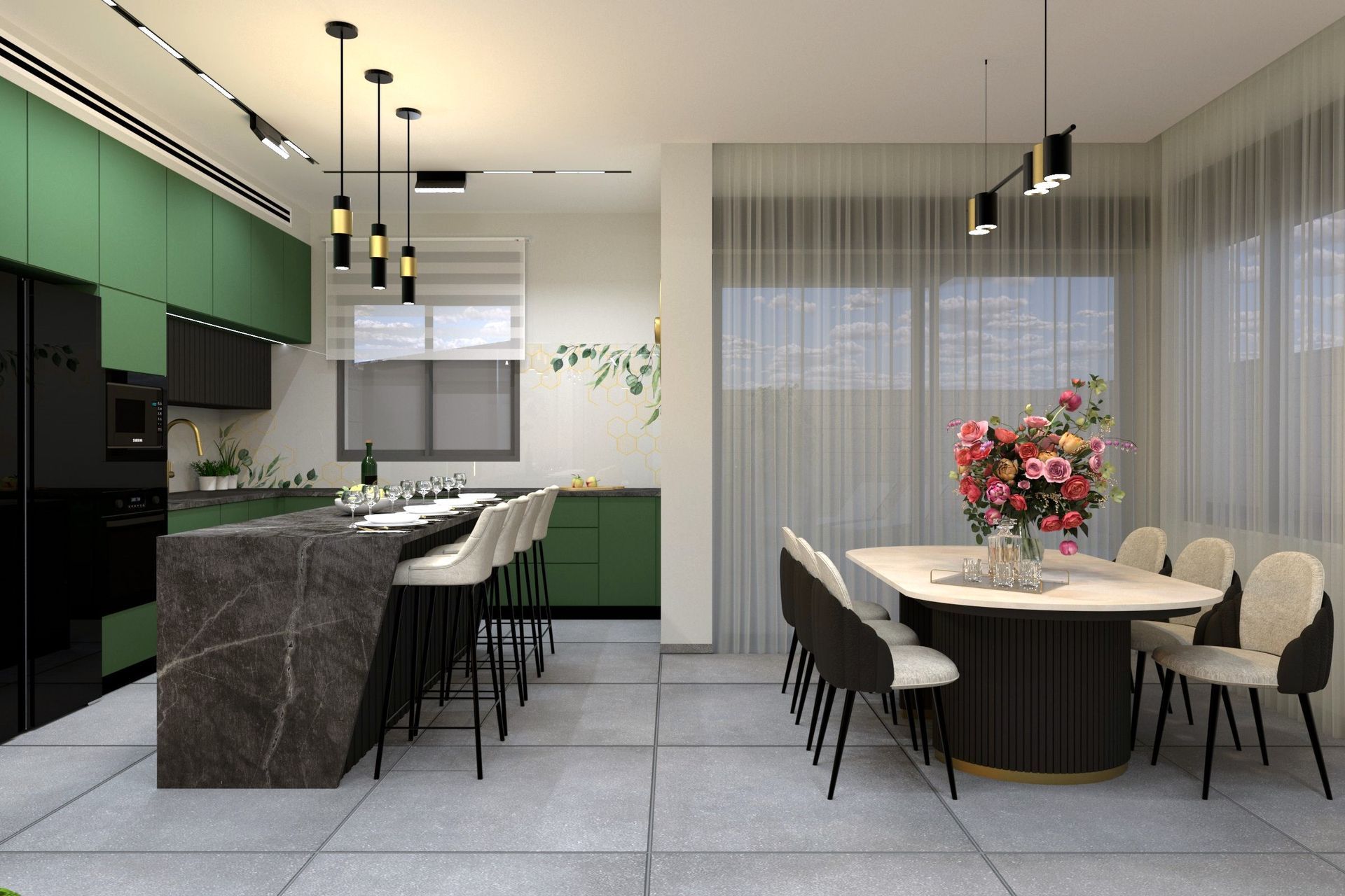 עיצוב פנים מעצבת פנים עיצוב קוטג' עיצוב מטבח עיצוב פינת אוכל עיצוב בסגנון מודרני עיצוב פנים בגני אביב