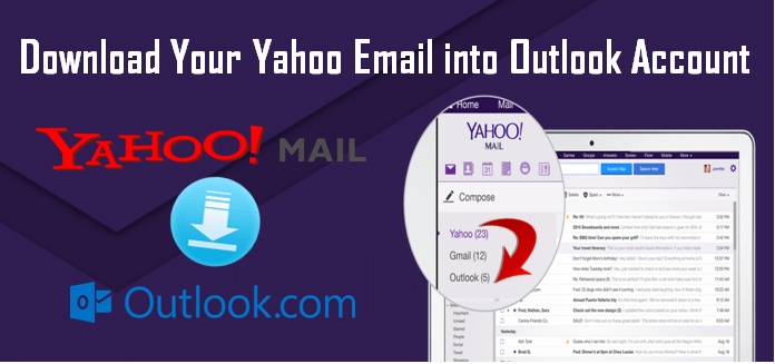 download yahoo email into outlook