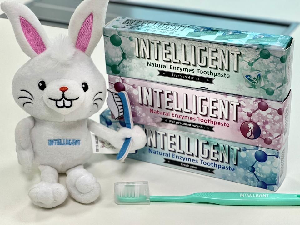 「因特力淨」依照需求研發,有成人與孕婦酵素牙膏