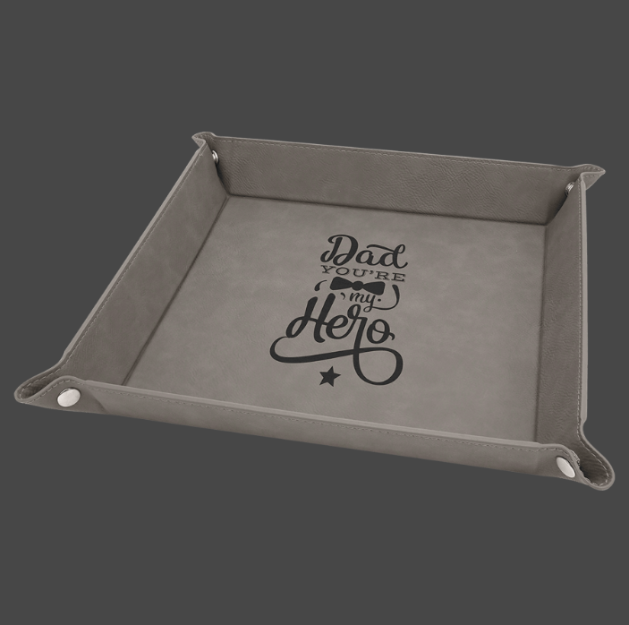 Leatherette Catch All Tray