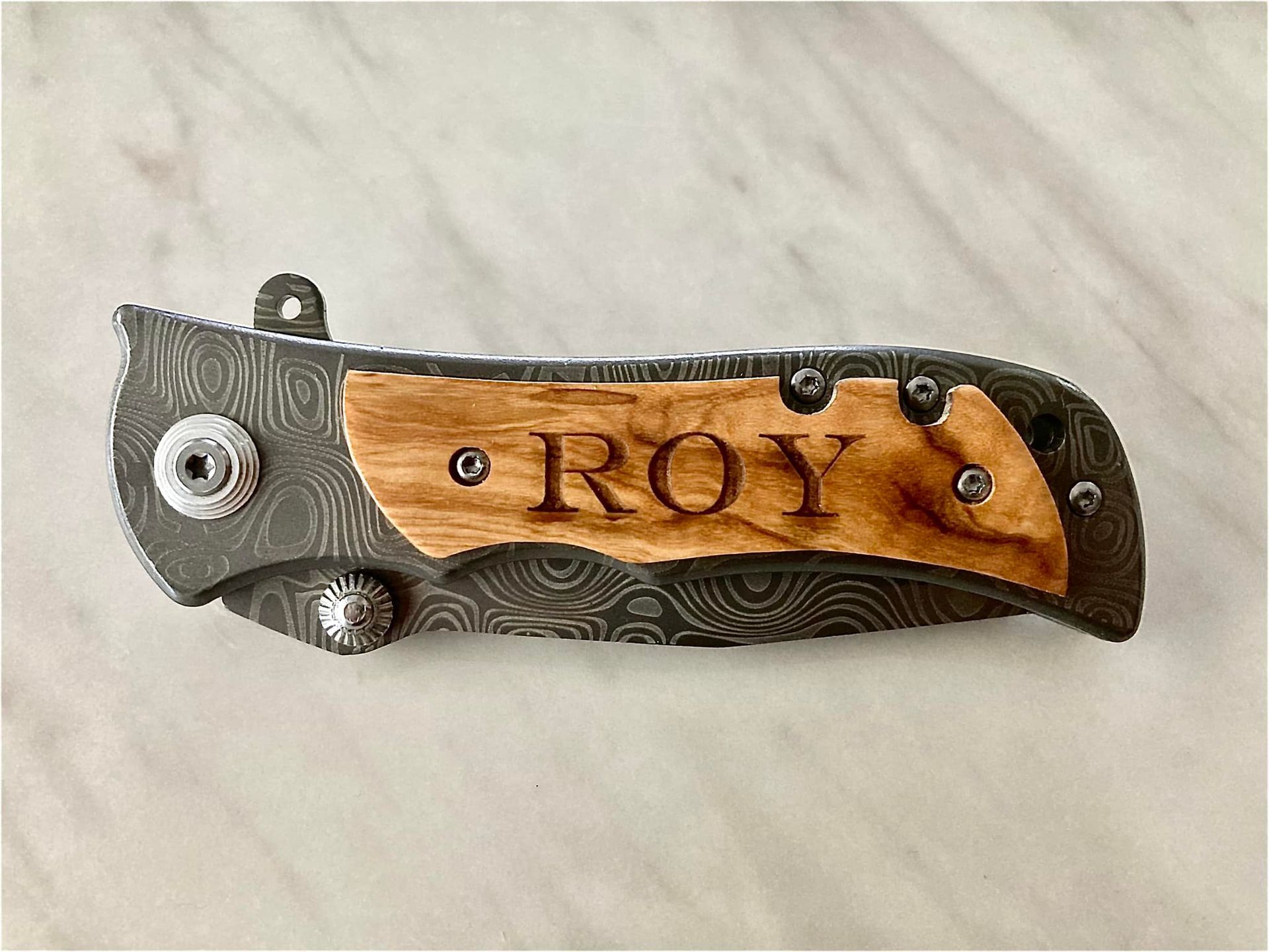Custom Engraved Knife