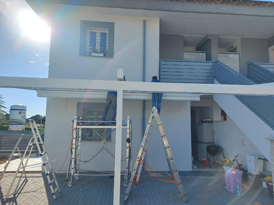 installazione pergola
