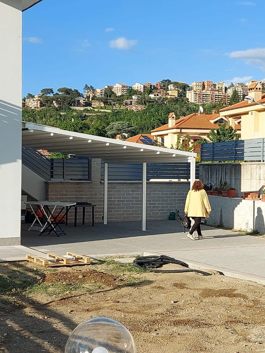 pergola in alluminio
