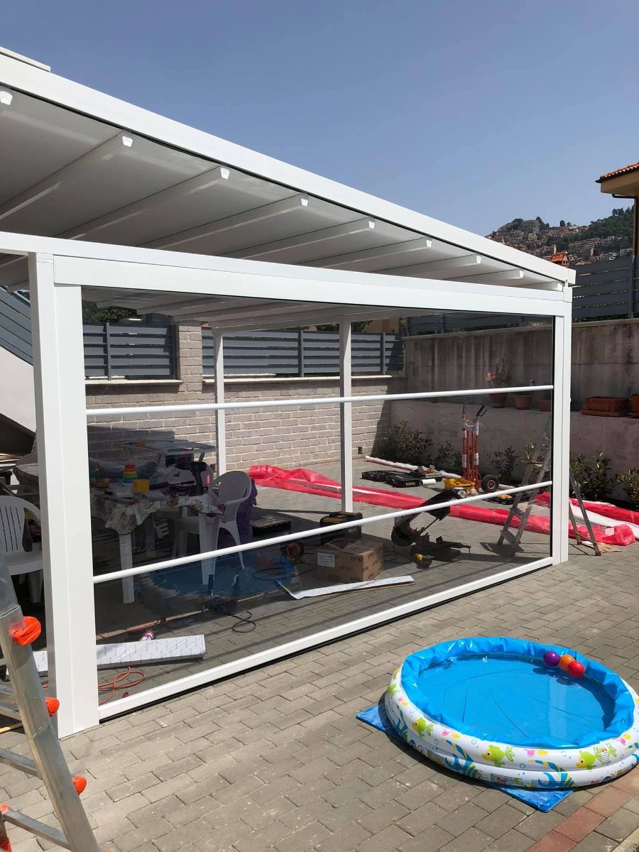 pergola in alluminio