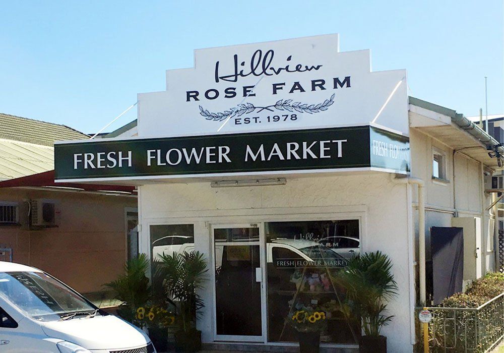Hillview Rose Farm Signage  —  General Signage in Tweed Heads South, NSW