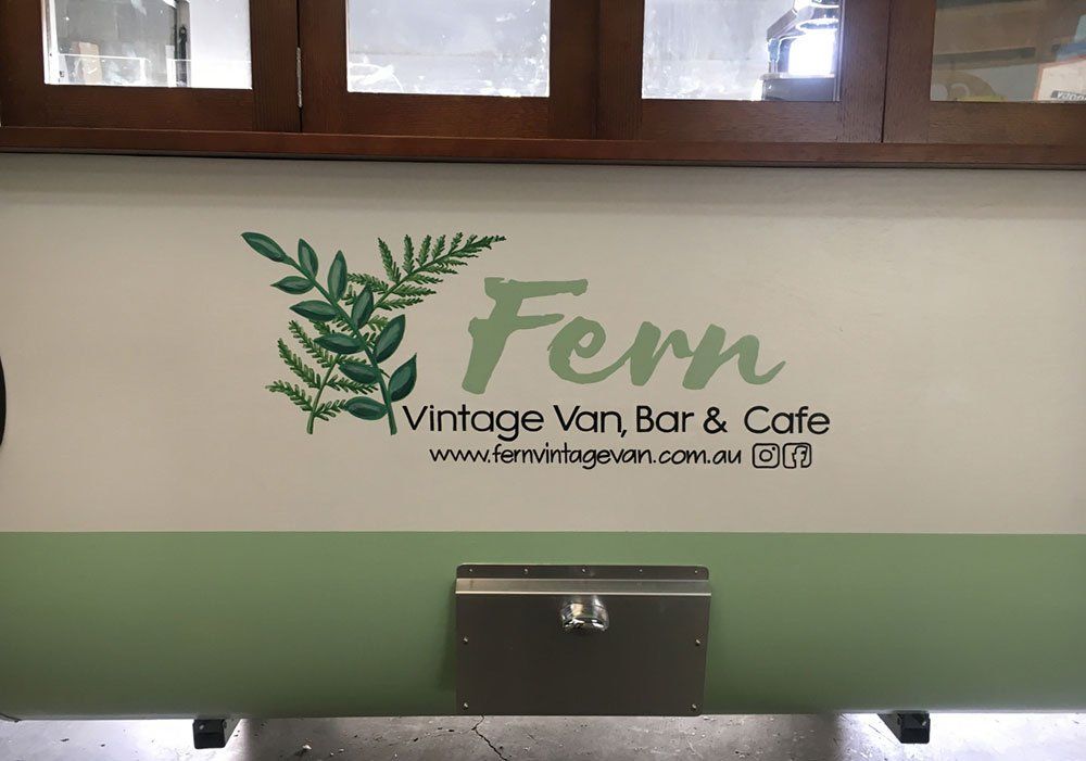Fern Hand Painted Signage  Front View —  Hand Painted Signs in Tweed Heads South, NSW