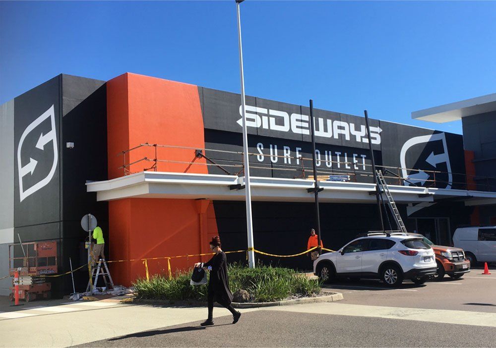 Side Ways Painted Signage Outlet Isometric View —  Hand Painted Signs in Tweed Heads South, NSW
