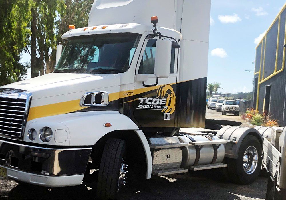 TCDE Truck Vehicle Wrap Signage — Vehicle Wraps in Tweed Heads South, NSW