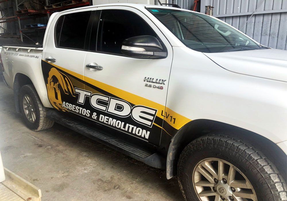TCDE Vehicle Wrap Signage Isometric View — Vehicle Wraps in Tweed Heads South, NSW