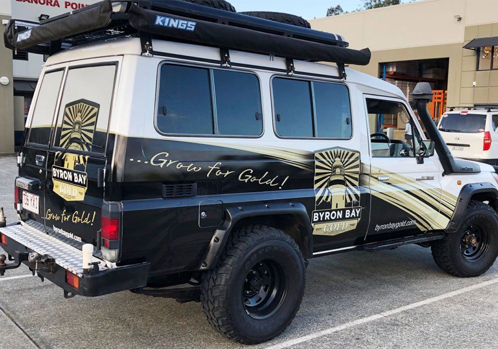 Byron Bay Vehicle Wrap Signage — Vehicle Wraps in Tweed Heads South, NSW