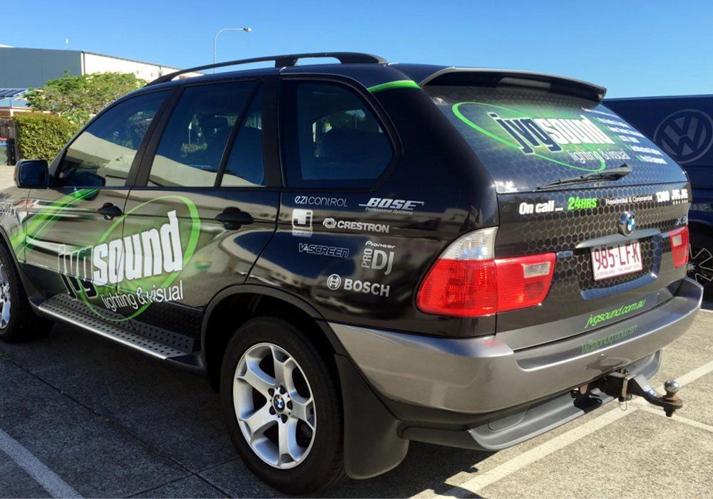 JVG sound Vehicle Wrap Signage — Vehicle Wraps in Tweed Heads South, NSW
