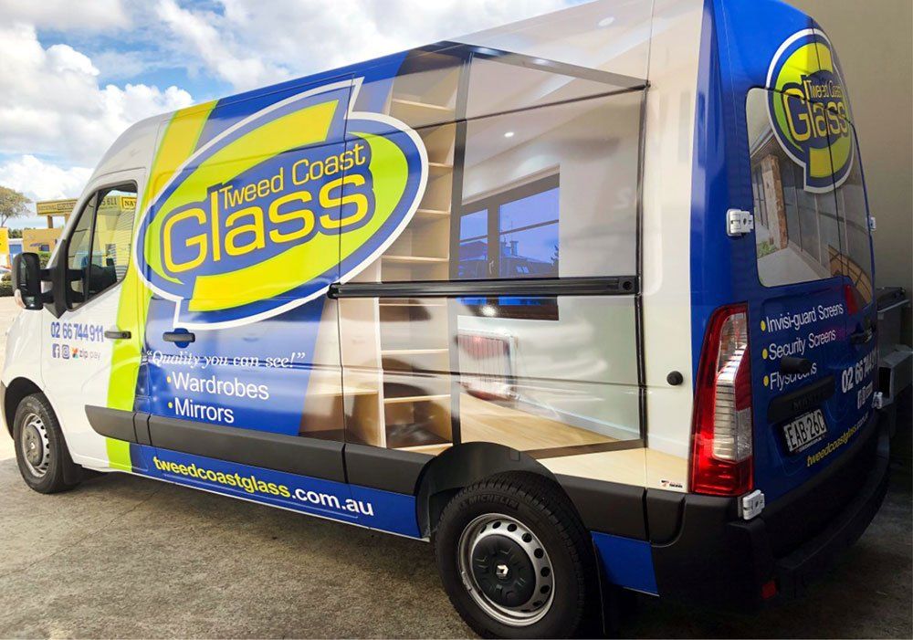 Tweed Coast Glass Vehicle Wrap Signage —  Vehicle Wraps in Tweed Heads South, NSW