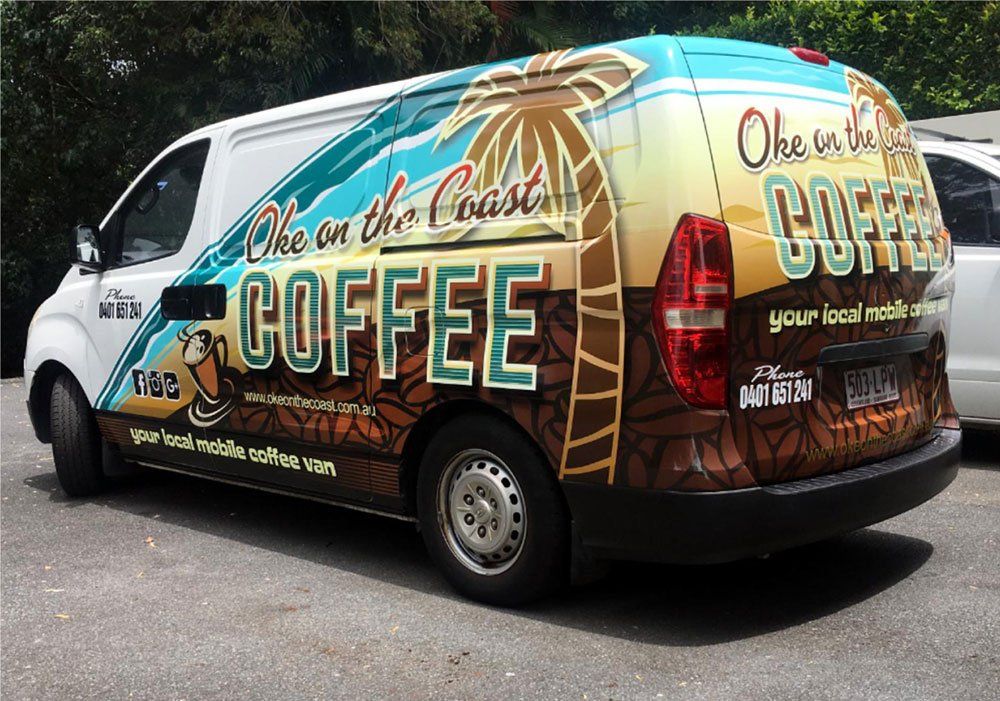 Oke on the Coast Vehicle Wrap Signage — Vehicle Wraps in Tweed Heads South, NSW