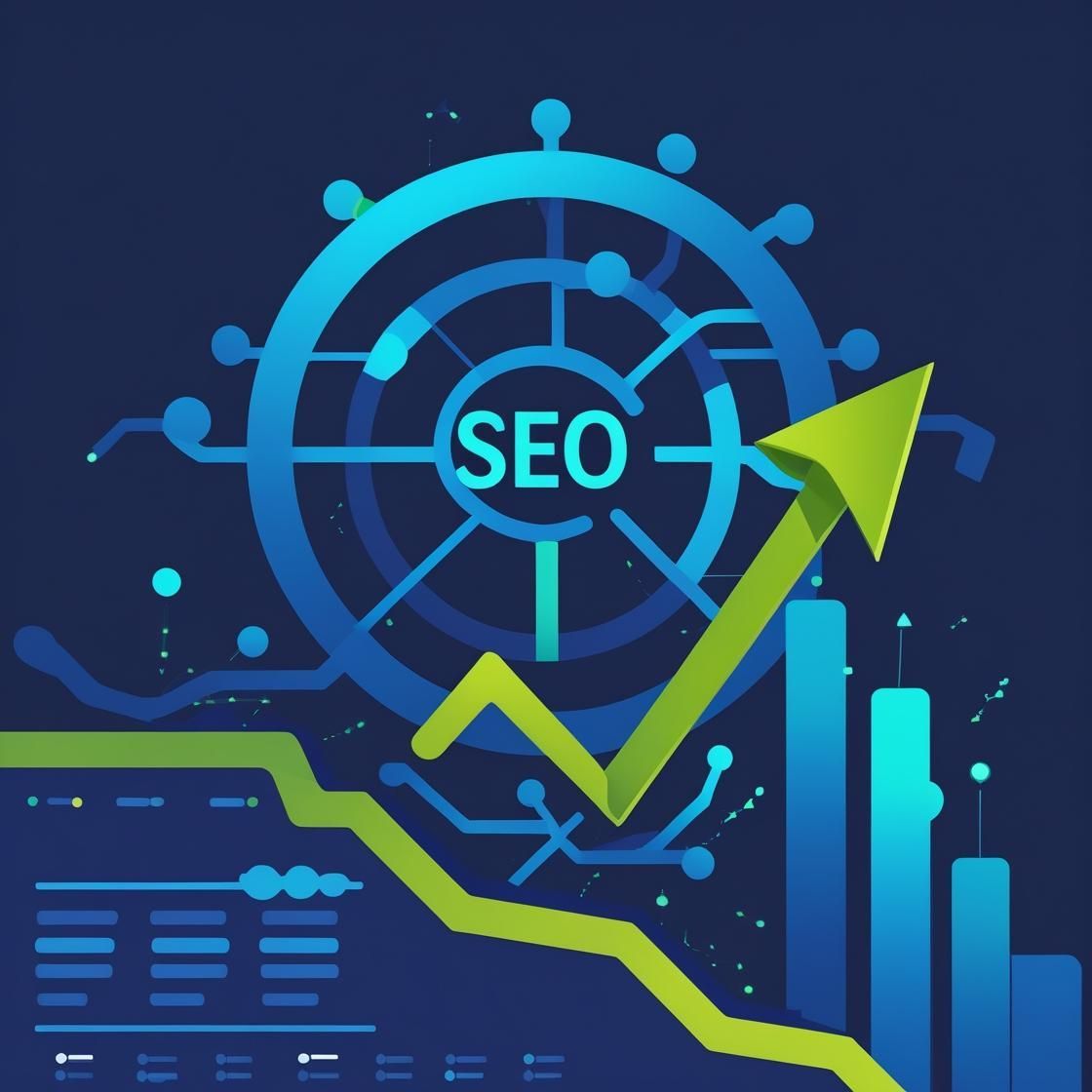 Google SEO graphic with upward arrow showing San Diego SEO growth